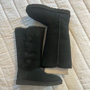 Black UGG boots
